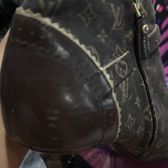 Louis Vuitton Monogram Brown Canvas and Leather Pointy toe booties sz 39 - Picture 7 of 11